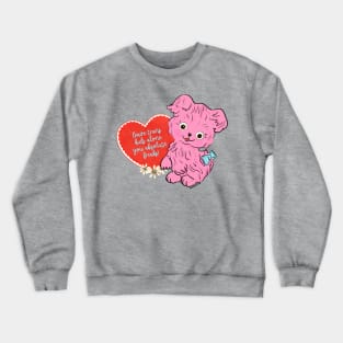 Leave Trans Kids Alone - The Peach Fuzz Crewneck Sweatshirt